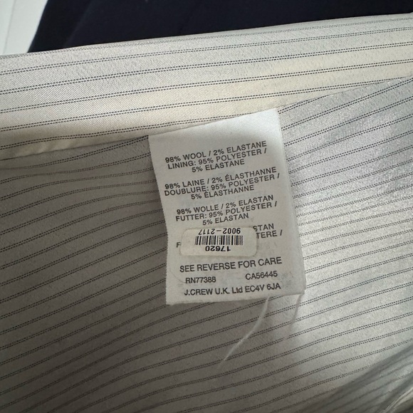 J. Crew Navy Regent Blazer - Picture 6 of 7